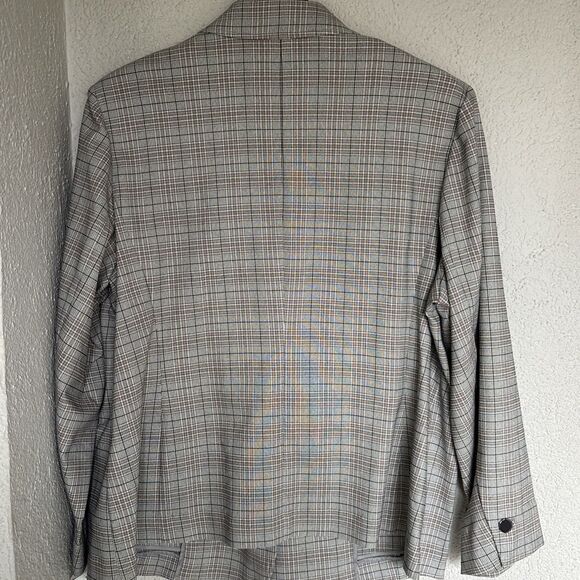 NWT Women’s Kasper Old Money Preppy Plaid Blazer Two Button Size 18W - Picture 2 of 10